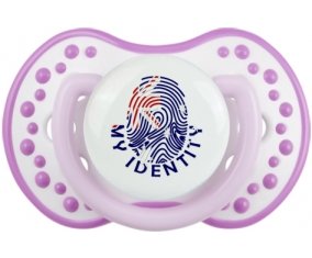 Empreinte My Identity Australie Tétine LOVI Dynamic Blanc-mauve classique
