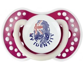 Empreinte My Identity Australie Tétine LOVI Dynamic Fuchsia phosphorescente