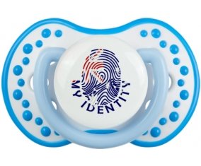 Empreinte My Identity Australie Tétine LOVI Dynamic Blanc-bleu phosphorescente