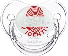 Empreinte My Identity Autriche Sucette Physiologique Transparent classique