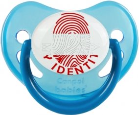 Empreinte My Identity Autriche Sucette Physiologique Bleue phosphorescente