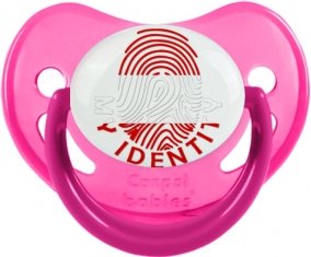 Empreinte My Identity Autriche Sucette Physiologique Rose phosphorescente