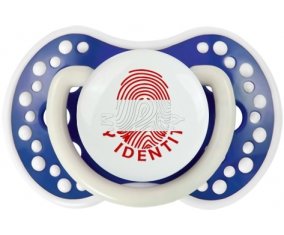 Empreinte My Identity Autriche Sucette LOVI Dynamic Bleu-marine phosphorescente