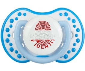 Empreinte My Identity Autriche Sucette LOVI Dynamic Blanc-bleu phosphorescente