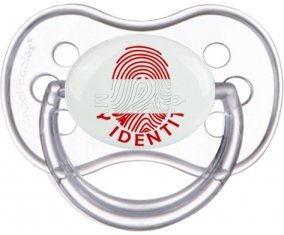 Empreinte My Identity Autriche Tétine Anatomique Transparente classique