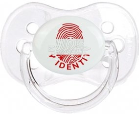 Empreinte My Identity Autriche Sucette Cerise Transparent classique