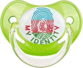 Empreinte My Identity Azerbaïdjan Sucette Physiologique Vert classique