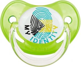 Empreinte My Identity Bahamas Tétine Physiologique Vert classique