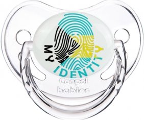 Empreinte My Identity Bahamas Tétine Physiologique Transparent classique
