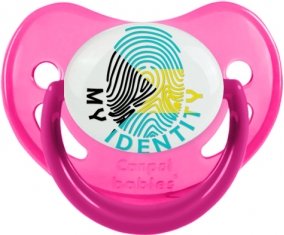 Empreinte My Identity Bahamas Tétine Physiologique Rose phosphorescente