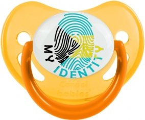 Empreinte My Identity Bahamas Tétine Physiologique Jaune phosphorescente