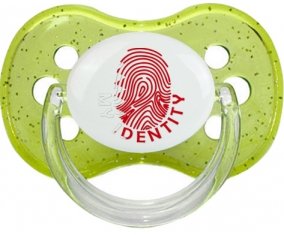 Empreinte My Identity Bahreïn Sucette Cerise Vert à paillette