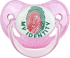 Empreinte My Identity Bangladesh Sucette Physiologique Rose à paillette