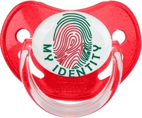 Empreinte My Identity Bangladesh Sucette Physiologique Rouge à paillette