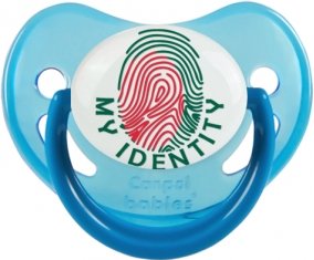 Empreinte My Identity Bangladesh Sucette Physiologique Bleue phosphorescente