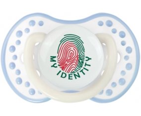 Empreinte My Identity Bangladesh Sucette LOVI Dynamic Blanc-cyan classique