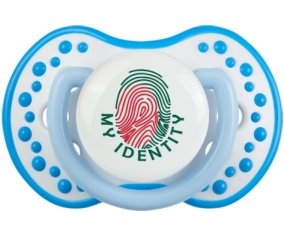 Empreinte My Identity Bangladesh Sucette LOVI Dynamic Blanc-bleu phosphorescente