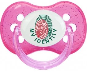 Empreinte My Identity Bangladesh Sucette Cerise Rose à paillette