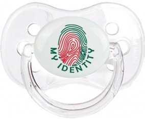 Empreinte My Identity Bangladesh Sucette Cerise Transparent classique