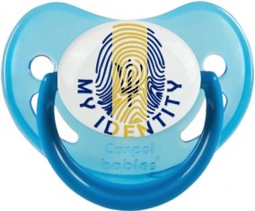 Empreinte My Identity Barbade Sucette Physiologique Bleue phosphorescente