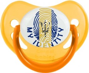 Empreinte My Identity Barbade Sucette Physiologique Jaune phosphorescente