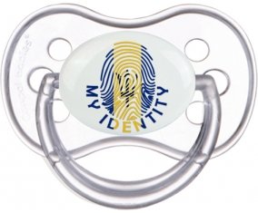Empreinte My Identity Barbade Sucette Anatomique Transparente classique