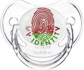 Empreinte My Identity Biélorussie Tétine Physiologique Transparent classique