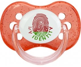 Empreinte My Identity Biélorussie Sucete Cerise Rouge à paillette