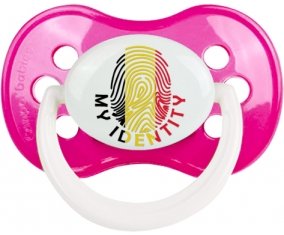 Empreinte My Identity Belgique Sucette Anatomique Rose foncé classique