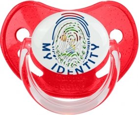 Empreinte My Identity Belize Sucette Physiologique Rouge à paillette