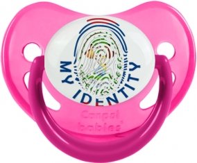 Empreinte My Identity Belize Sucette Physiologique Rose phosphorescente