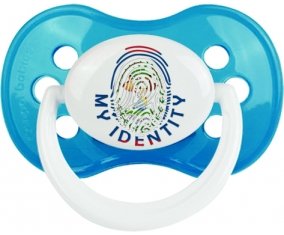 Empreinte My Identity Belize Tétine Anatomique Cyan classique