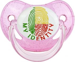 Empreinte My Identity Bénin Sucette Physiologique Rose à paillette