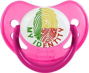 Empreinte My Identity Bénin Sucette Physiologique Rose phosphorescente