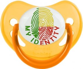 Empreinte My Identity Bénin Sucette Physiologique Jaune phosphorescente