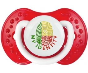 Empreinte My Identity Bénin Sucette LOVI Dynamic Blanc-rouge classique