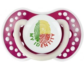 Empreinte My Identity Bénin Sucette LOVI Dynamic Fuchsia phosphorescente