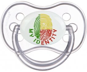 Empreinte My Identity Bénin Sucette Anatomique Transparente classique