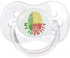 Empreinte My Identity Bénin Tétine Cerise Transparent classique