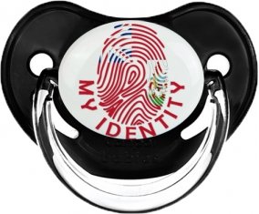 Empreinte My Identity Bermudes Tétine Physiologique Noir classique