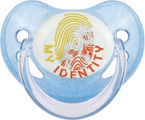 Empreinte My Identity Bhoutan Sucete Physiologique Bleue à paillette