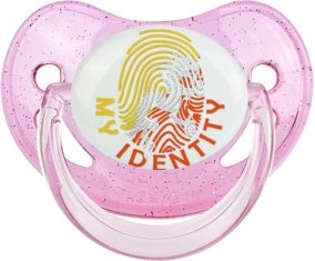 Empreinte My Identity Bhoutan Sucete Physiologique Rose à paillette