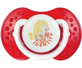 Empreinte My Identity Bhoutan Tétine LOVI Dynamic Blanc-rouge classique