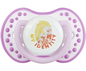 Empreinte My Identity Bhoutan Tétine LOVI Dynamic Blanc-mauve classique