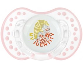 Empreinte My Identity Bhoutan Tétine LOVI Dynamic Retro-blanc-rose-tendre classique
