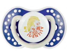 Empreinte My Identity Bhoutan Tétine LOVI Dynamic Bleu-marine phosphorescente