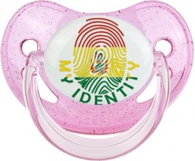 Empreinte My Identity Bolivie Sucette Physiologique Rose à paillette