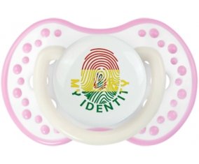 Empreinte My Identity Bolivie Sucette LOVI Dynamic Blanc-rose phosphorescente