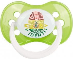Empreinte My Identity Bolivie Tétine Anatomique Vert classique
