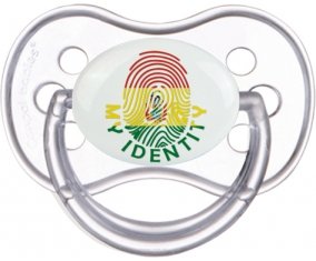 Empreinte My Identity Bolivie Tétine Anatomique Transparente classique